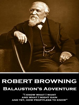 cover image of Balaustion's Adventure